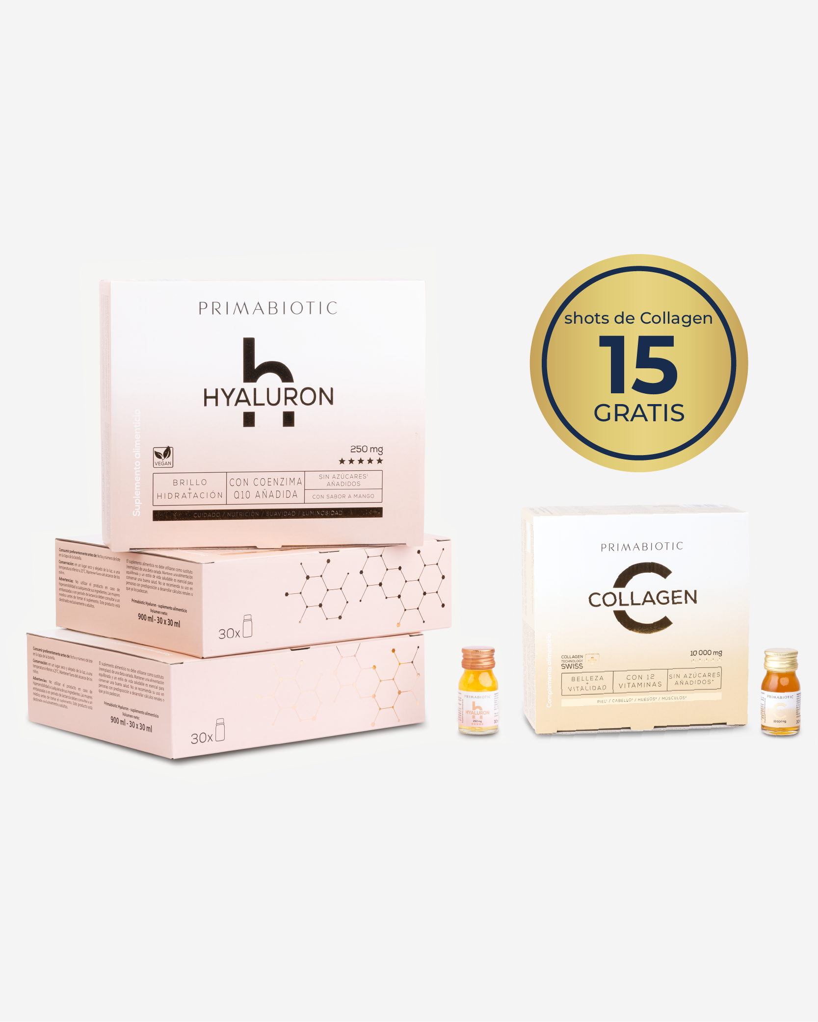 Primabiotic Hyaluron – ácido hialurónico bebible
